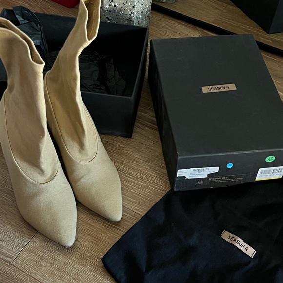 Yeezy Dollar Stretch Canvas Ankle Boots - Picture 4 of 5